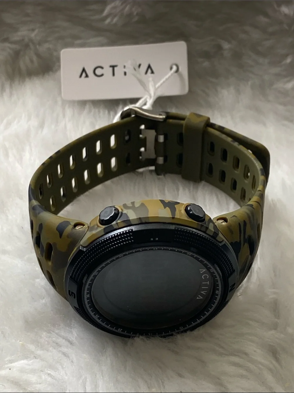 Invicta-Ativa Digital Camo Sport Watch - Black and Green